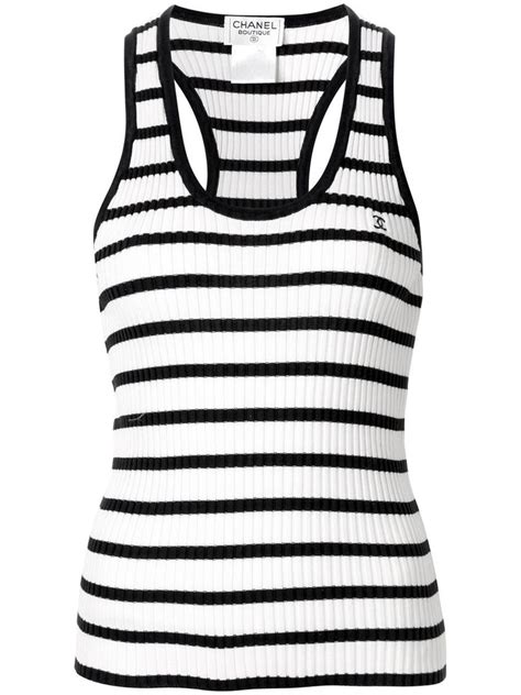 chanel tank top|pre owned chanel tops.